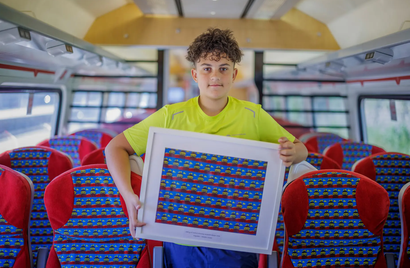 Diamond Rail Services Helps Bring Young Artist’s Winning Design to Life on LNER Train